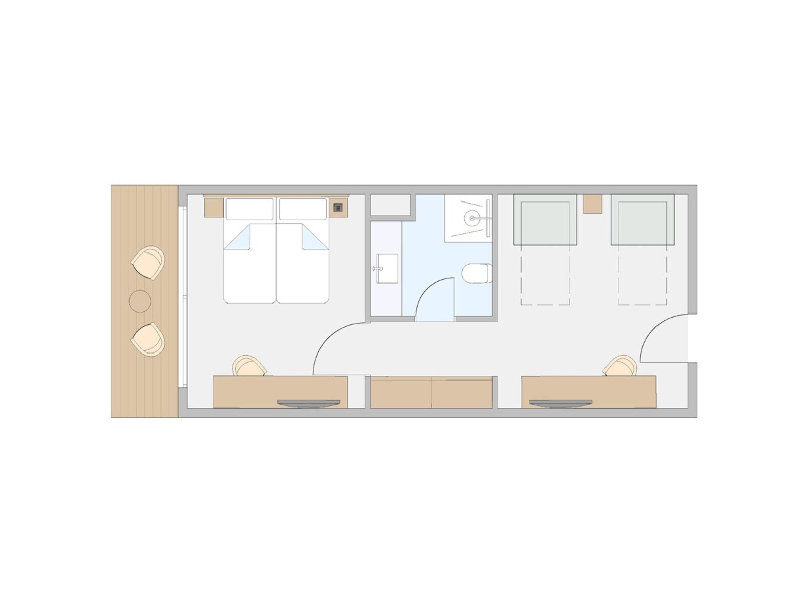 Wohnbeispiel Suite Classic Main Building for Family („AI-generated“)