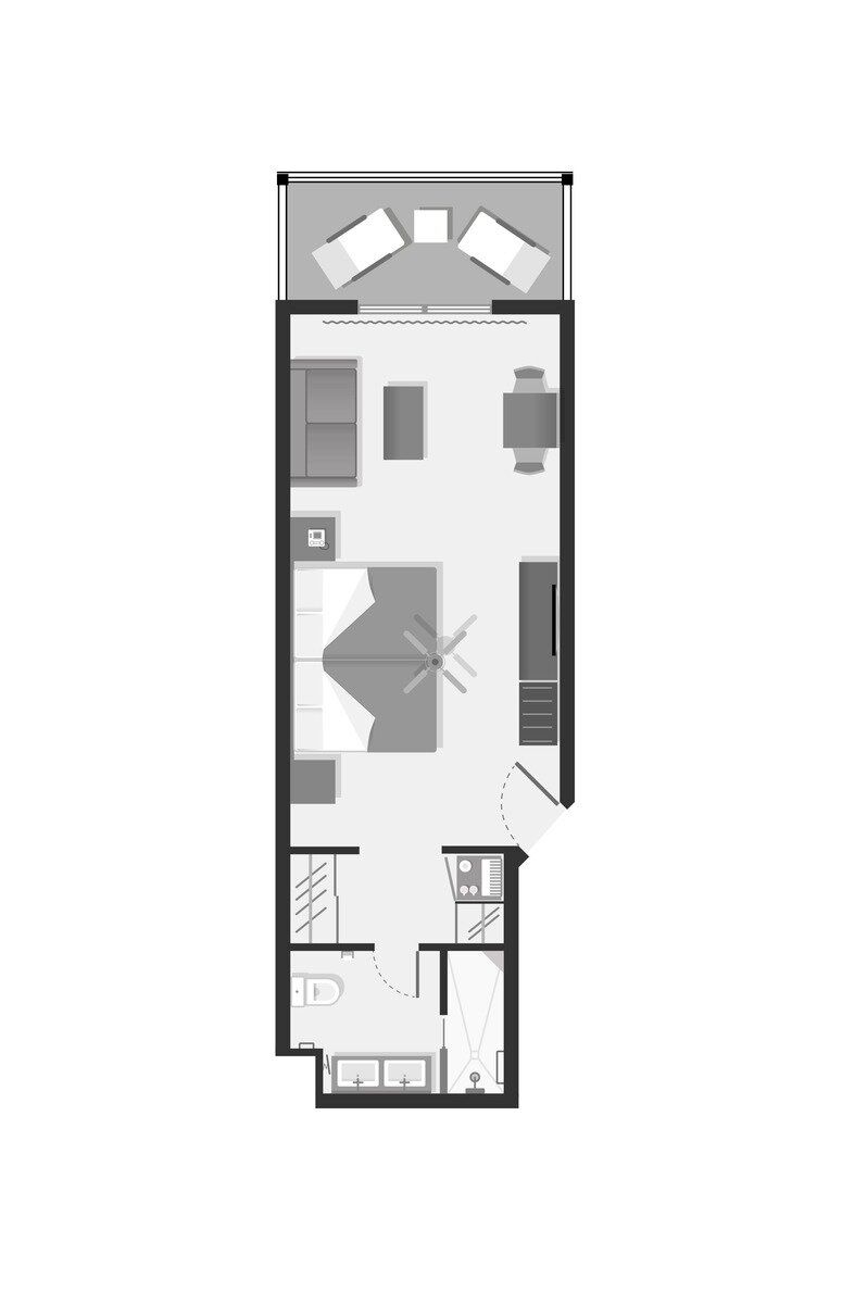 Wohnbeispiel Junior Suite Lateral Sea View