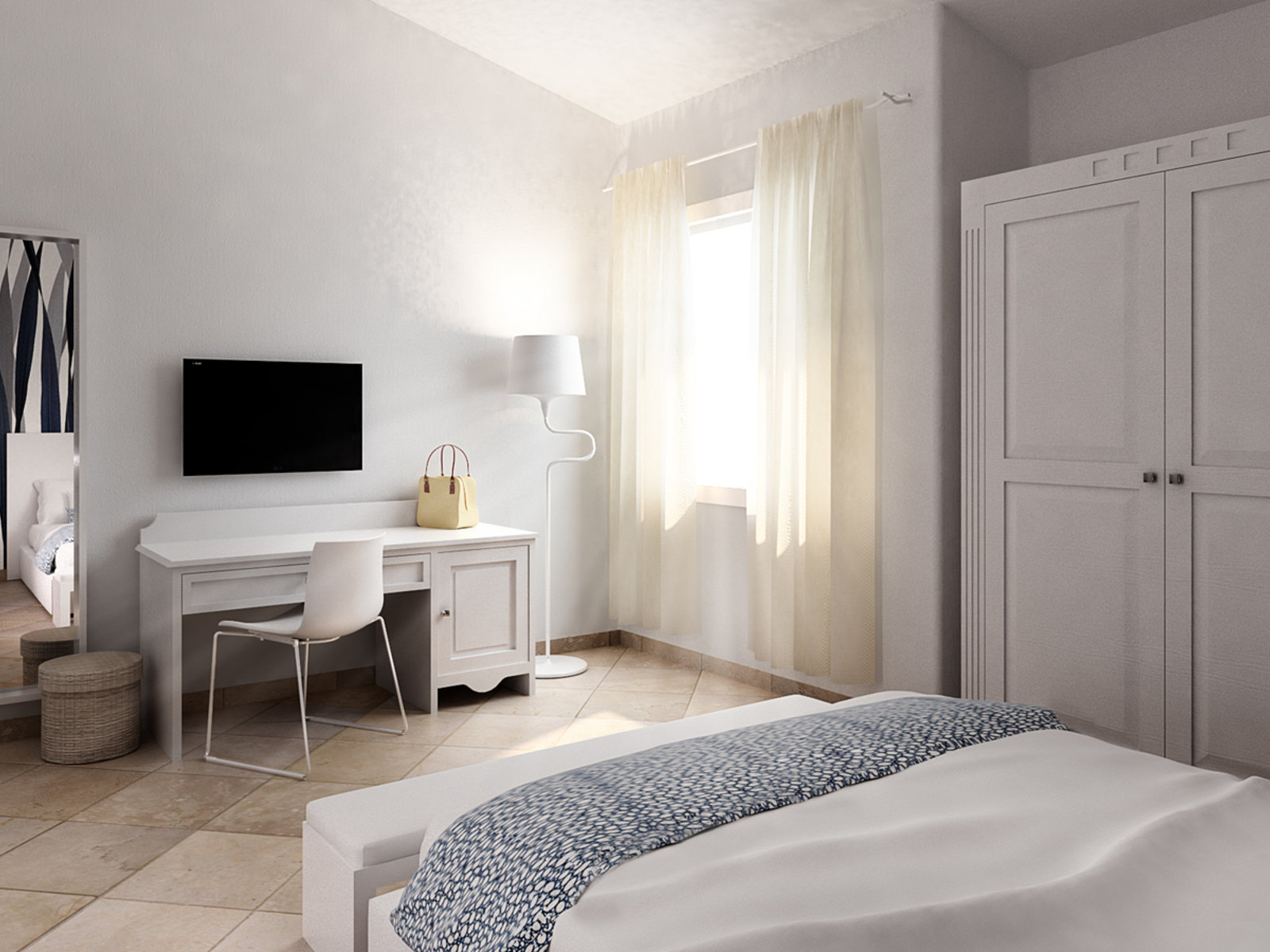 Wohnbeispiel Double Room 1-2 Pers.