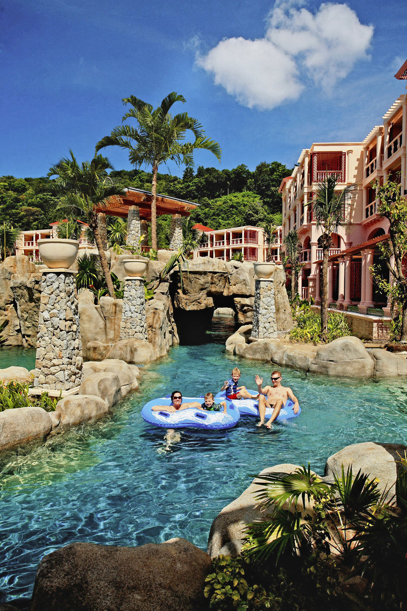 Lazy River with slides
