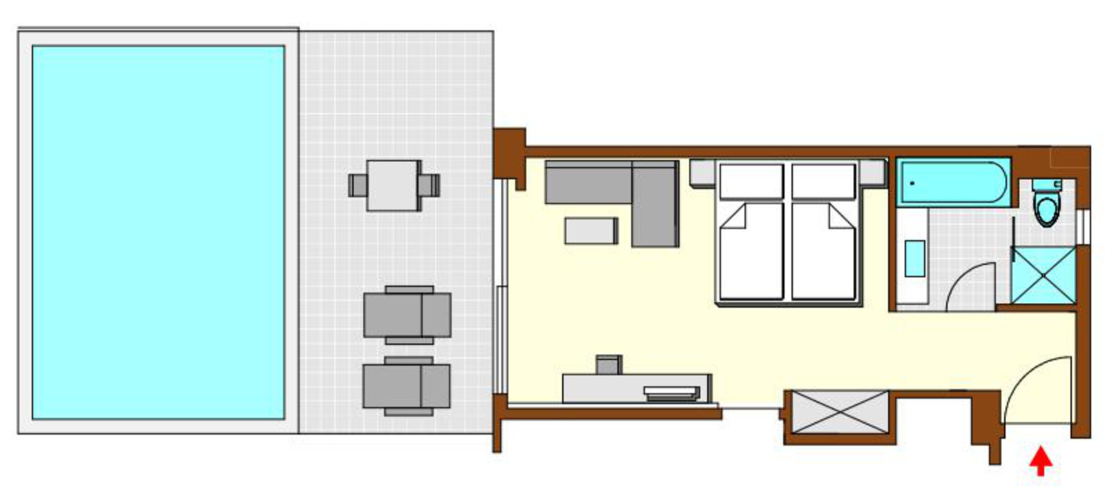 Superior Room Private Pool DZX5