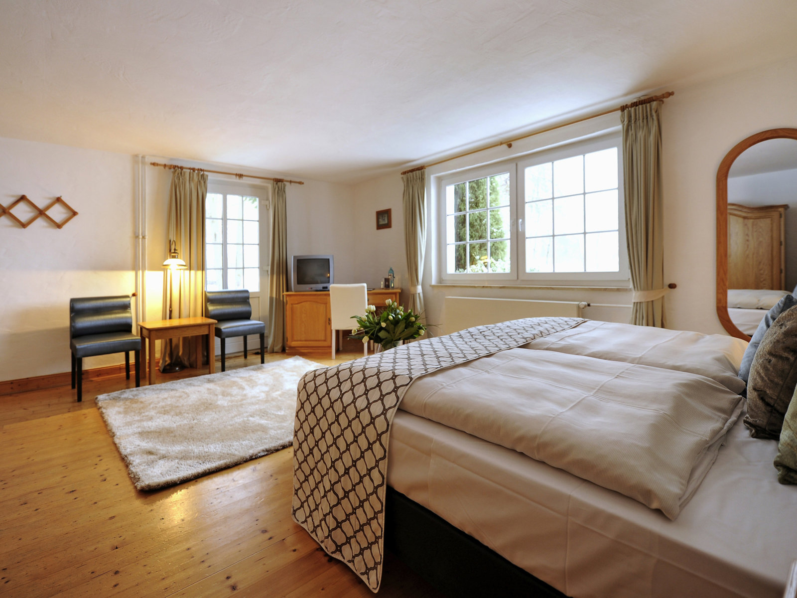 Wohnbeispiel Doppelzimmer Landseite