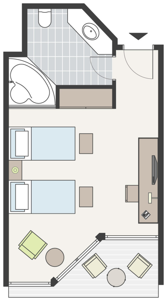 Wohnbeispiel Familienzimmer Typ 1, FZX1
