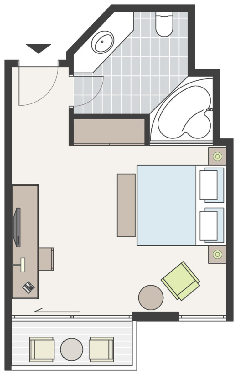 Wohnbeispiel Familienzimmer Typ 2, FZX2